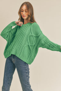 The Jasmine Sweater (Kelly Green)