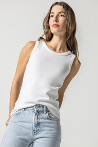 The Jewell Tank by Lilla P (White)