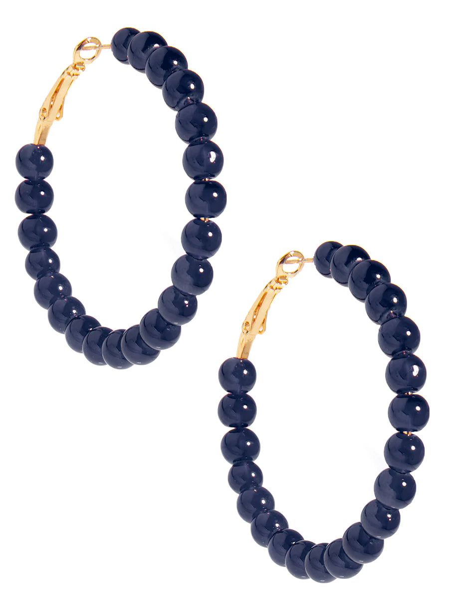 The Layla Beaded Hoop Earring