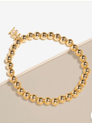 Martina medium gold bead bracelet