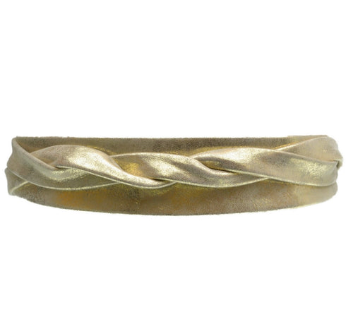 Metallic Gold Wrap Belt (Midi size-slightly thinner than regular wrap belt)