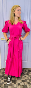The Melina Dress (Pink)*FINAL SALE*