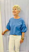 The Mary Beth Top by Fitzroy & Willa (Cornflower Blue)*Final Sale