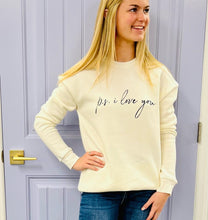 P.S. I Love You Sweatshirt (cream) *Final Sale