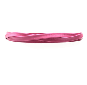 Flamingo Pink Skinny Wrap Belt (thinner than regular wrap belt, longer ties)